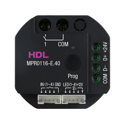 Actionneur de commutation pour installation domotique - HDL-MPR0116-E.40 - HDL Automation Co., Ltd - encastré / résidentiel / professionnel