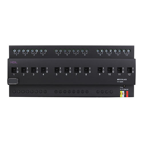 Actionneur de commutation pour installation domotique - HDL-MR1216.433 - HDL Automation Co., Ltd - sur rail DIN / résidentiel / professionnel