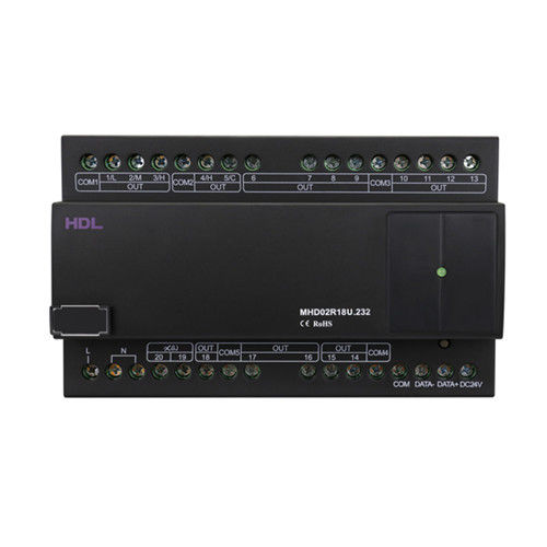 Module de contrôle pour système domotique - HDL-MHD02R18U.232 - HDL Automation Co., Ltd - d'éclairage / pour climatisation / pour refroidisseur
