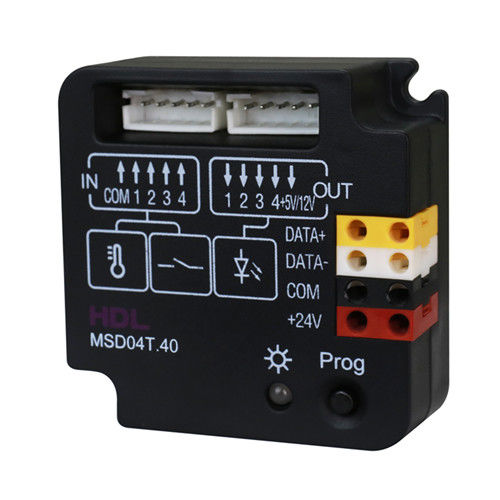 Module de contrôle pour système domotique - 4-Zone - HDL Automation Co., Ltd - d'éclairage / de température / sur rail DIN