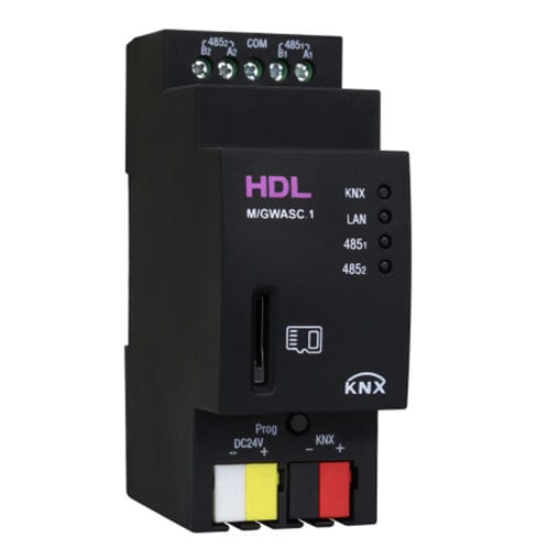 Module d'interface passerelle - M/GWASC.1 - HDL Automation Co., Ltd - sur rail DIN / pour installation domotique / KNX