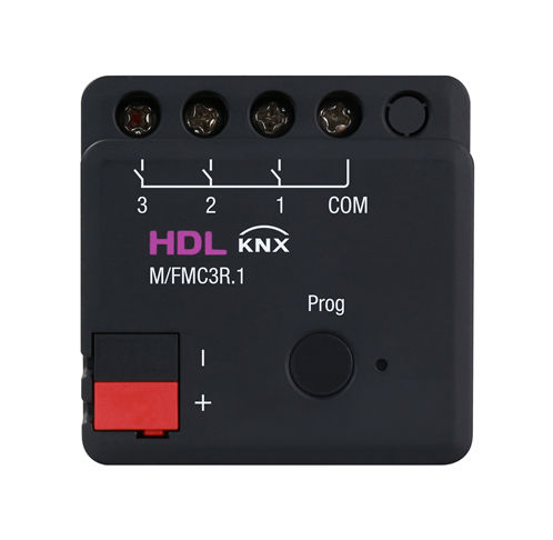 Actionneur de commutation pour installation domotique - M/FMC3R.1 - HDL Automation Co., Ltd - KNX / affleurant / résidentiel