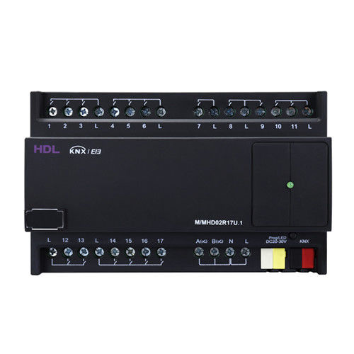 Actionneur de commutation pour installation domotique - M/MHD02R17U.1 - HDL Automation Co., Ltd - KNX / sur rail DIN / résidentiel