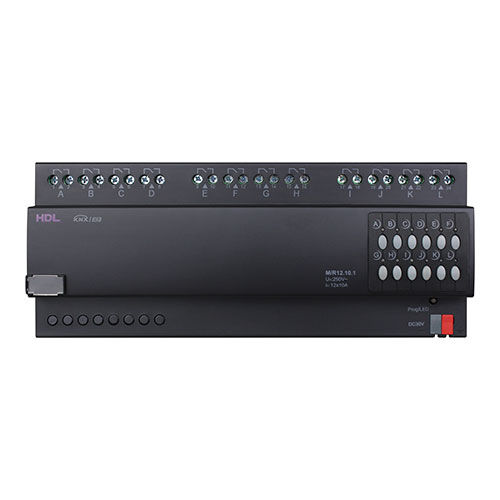 Actionneur de commutation pour installation domotique - M/R12.10.1 - HDL Automation Co., Ltd - KNX / sur rail DIN / résidentiel