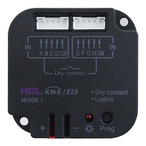 Module de contrôle pour système domotique - M/S08.1 - HDL Automation Co., Ltd - d'éclairage / sur rail DIN / d'intérieur