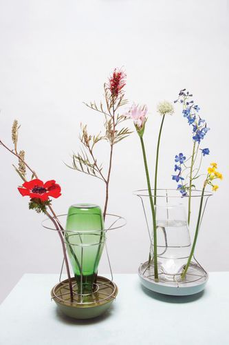 Vase contemporain - HIDDEN - valerie_objects - en verre / en céramique / en métal