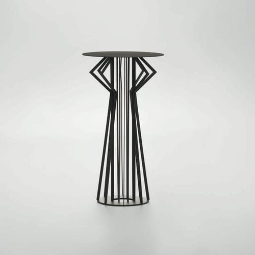 Table mange-debout contemporaine - TIE - da - en métal / ronde / résidentielle