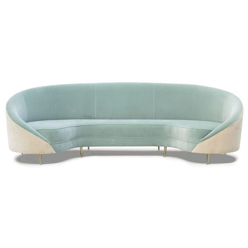 Canapé en arc de cercle - BEVERLY - Moanne - contemporain / en velours / avec accoudoirs