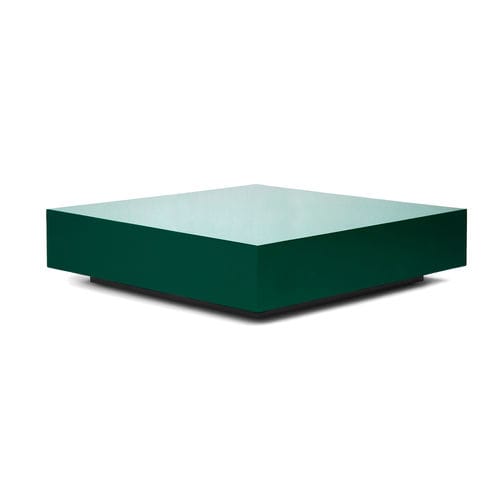 Table basse contemporaine - MEMORIAL - Moanne - en bois laqué brillant / avec piètement en bois laqué brillant / carrée