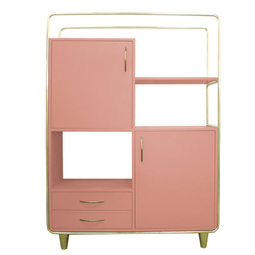 Buffet haut - BUDAPEST - Moanne - contemporain / en bois laqué / en laiton