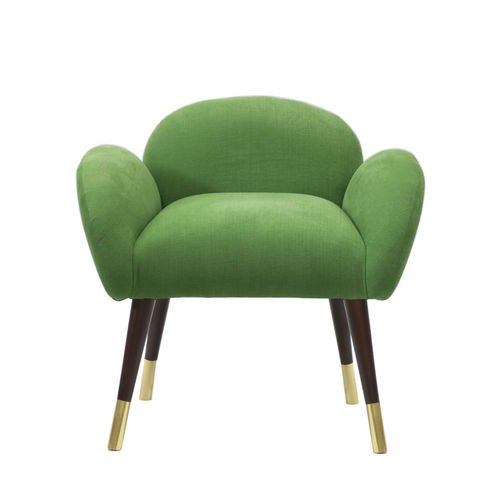 Chaise de salle à manger contemporaine - PATAGONIA - Moanne - d'intérieur / en velours / avec piètement en hêtre