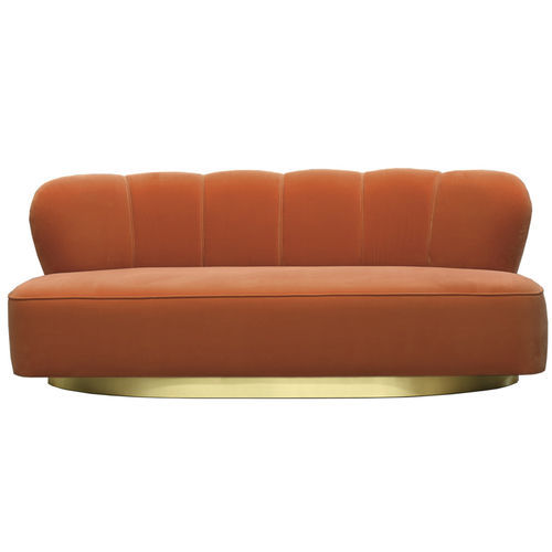 Canapé contemporain - MONTI - Moanne - en velours / personnalisable / sur mesure