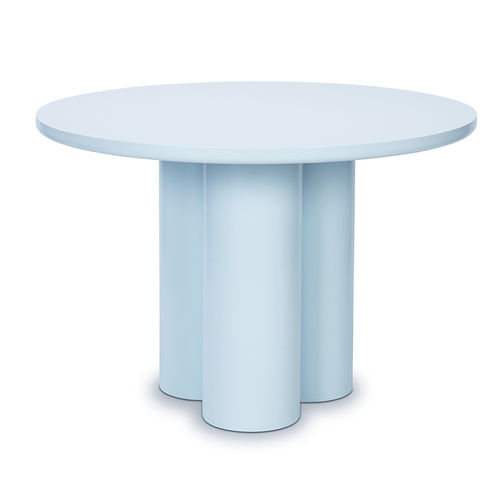 Table à manger contemporaine - MEDITERRANEAN - Moanne - en bois laqué / avec piètement en bois laqué / ronde