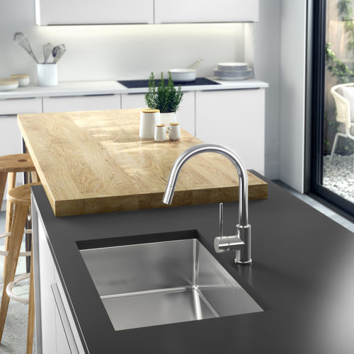 Mitigeur à poser - FRV61207 44 - Genebre - en acier inoxydable / de cuisine / 1 trou