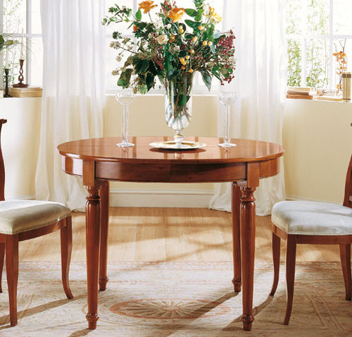 Table classique - 273 - Crestan snc di Crestan Giovanni e Angelica - en bois / ronde / ovale