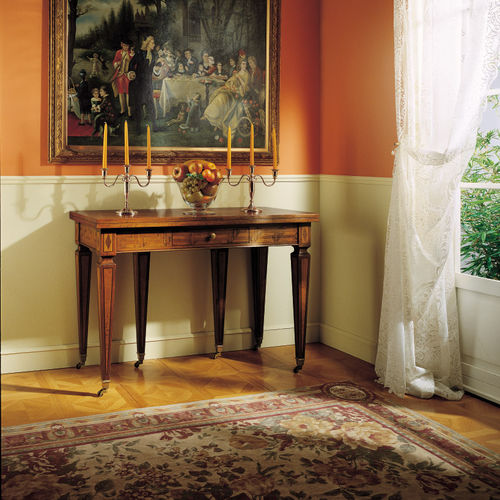 Console de style Louis XVI - 142 - Crestan snc di Crestan Giovanni e Angelica - en bois / avec piètement en bois / rectangulaire