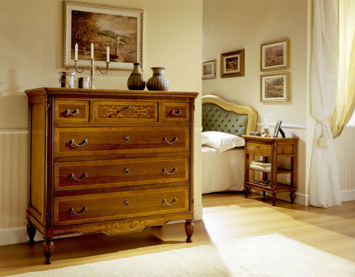 Commode de style - '800 LOMBARDO - Crestan snc di Crestan Giovanni e Angelica - en noyer / sur mesure / fait main