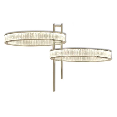 Lustre contemporain - IQ8048 FAMILY TREE - Alan Mizrahi Lighting - en cristal / en métal / 12 ampoules