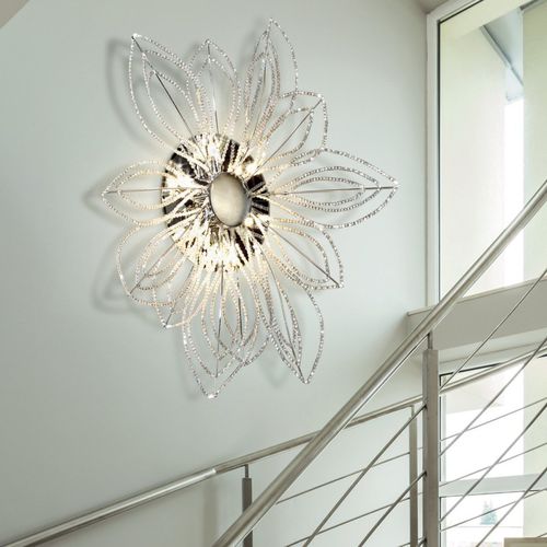 Applique murale contemporaine - IQ8346 PATRIZIA VOLPATO - Alan Mizrahi Lighting - d'intérieur / en aluminium / en cristal