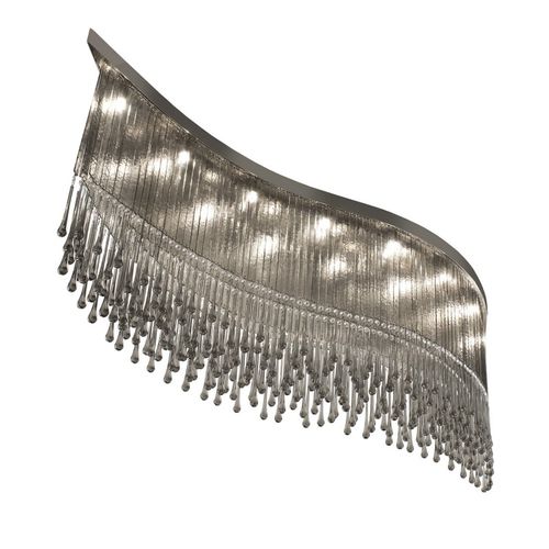 Lustre contemporain - IQ8359 DANCER - Alan Mizrahi Lighting - en cristal / en verre vénitien / en métal
