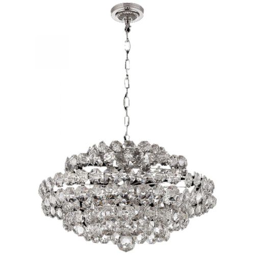 Lustre contemporain - MV3009 SANGER SMALL - Alan Mizrahi Lighting - en cristal / en métal / géométrique