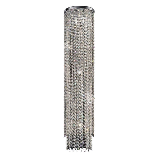 Lustre contemporain - SJ2143 FONTAIN BEATS - Alan Mizrahi Lighting - en cristal / en fer / 12 ampoules