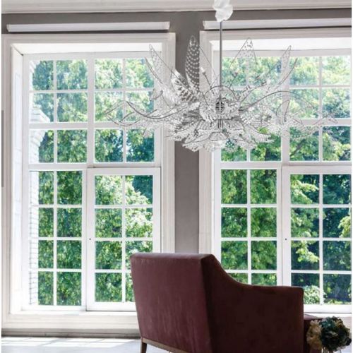 Lustre contemporain - SJ2163 NINFEA - Alan Mizrahi Lighting - en verre de Murano / en métal / sculptural