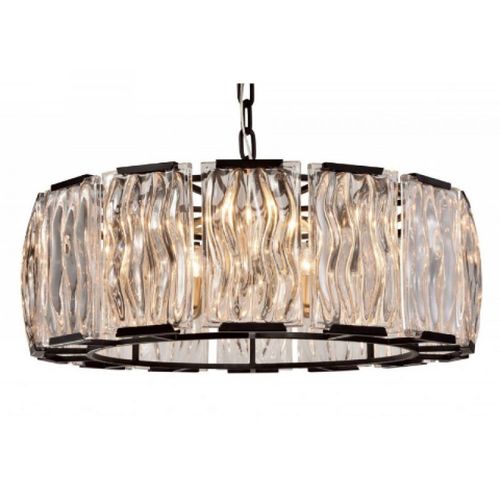 Lustre contemporain - WM2054 CHELSEA - Alan Mizrahi Lighting - en verre / en métal / 7 ampoules