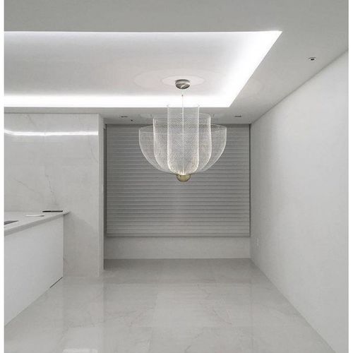 Suspension - JR1999 MESHMATICS - Alan Mizrahi Lighting - en laiton / en acier galvanisé / en verre