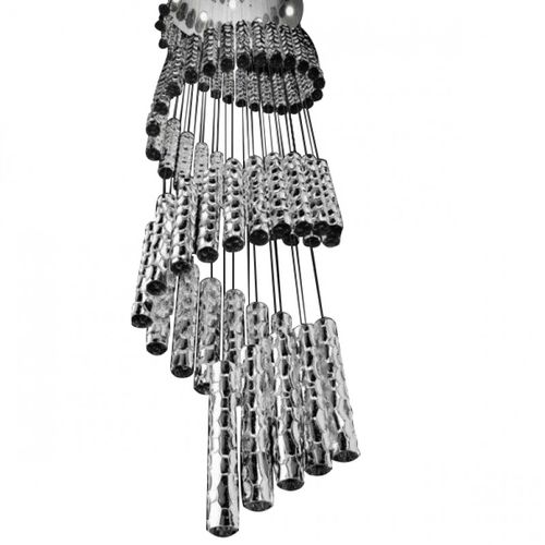Lustre contemporain - IQ2118 BAMBOO - Alan Mizrahi Lighting - en verre de Murano / en métal / 9 ampoules