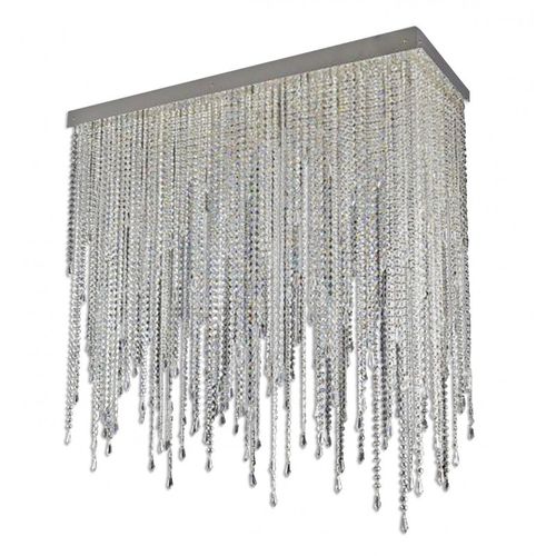 Lustre contemporain - IQ2142 DEW CRYSTAL - Alan Mizrahi Lighting - en cristal / en métal / 13 ampoules
