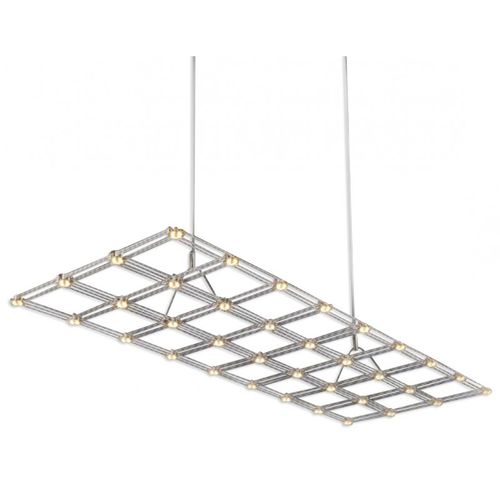 Lustre contemporain - IQ2186 GRID - Alan Mizrahi Lighting - en métal / géométrique / 1 niveau