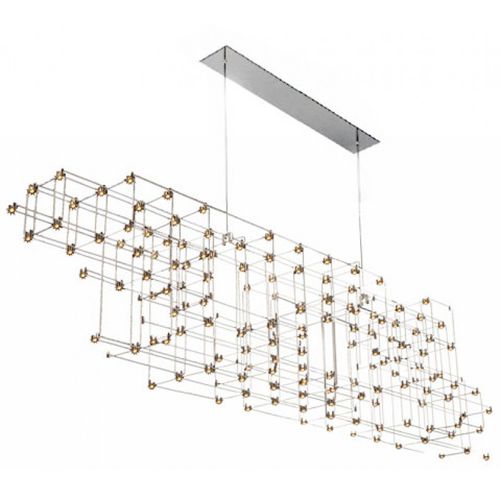 Lustre contemporain - IQ2187 ORION - Alan Mizrahi Lighting - en métal / géométrique / à LED