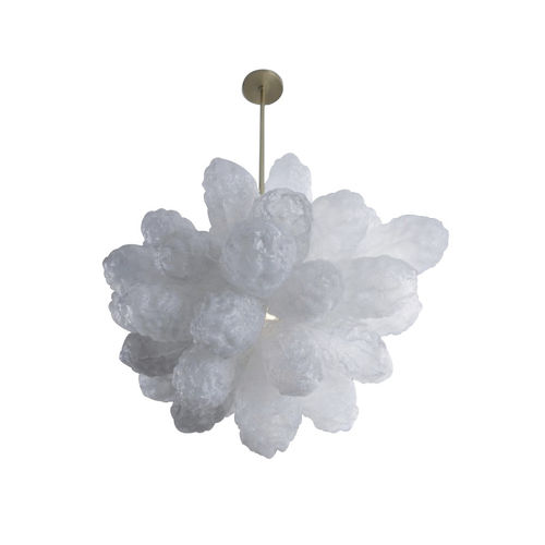 Lustre contemporain - IQ2056 CORAL CLUSTER - Alan Mizrahi Lighting - en verre / en métal / 4 ampoules