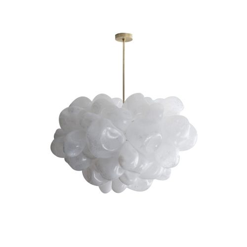 Lustre contemporain - IQ2058 BUBBLE CLUSTER - Alan Mizrahi Lighting - en verre / en métal / 4 ampoules
