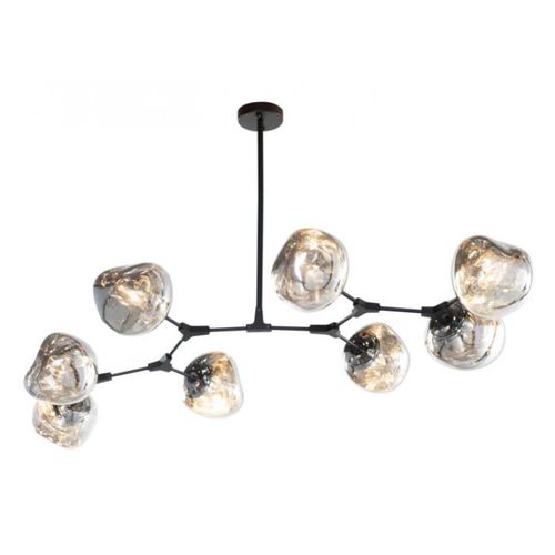 Lustre contemporain - QZ2144 RHOME II - Alan Mizrahi Lighting - en verre / en métal / 8 ampoules