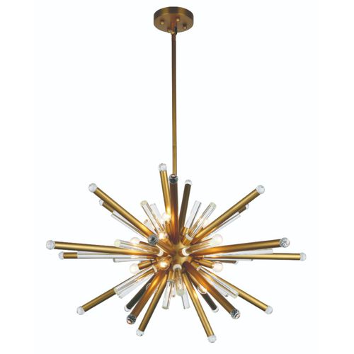 Lustre contemporain - IQ2163 SPUTNIK GLAM - Alan Mizrahi Lighting - en cristal / en métal / professionnel