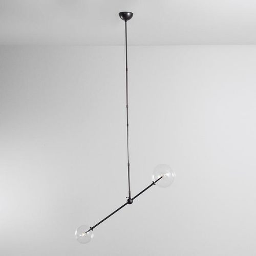 Suspension - IQ8015 BALANCE - Alan Mizrahi Lighting - en métal / en verre / contemporaine