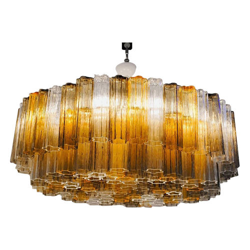 Lustre de style vénitien - WM2144 2-TIERED - Alan Mizrahi Lighting - en métal / en verre de Murano / en verre soufflé
