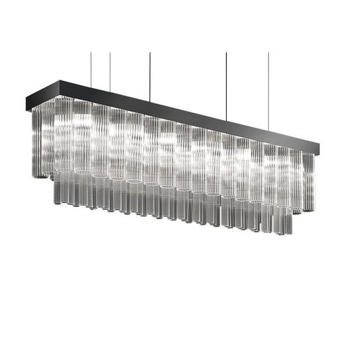 Lustre Art Déco - IQ2090 MERCURY - Alan Mizrahi Lighting - en verre / en métal / 4 ampoules