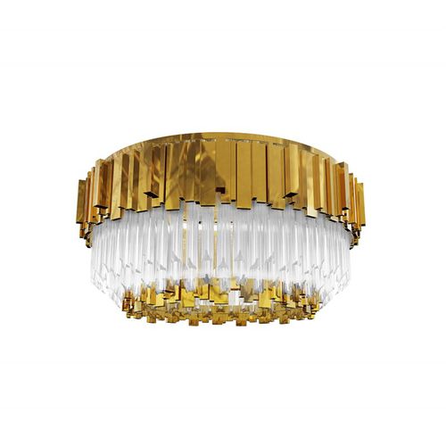 Lustre Art Déco - IQ2146 EMPIRE PLAFOND - Alan Mizrahi Lighting - en verre
