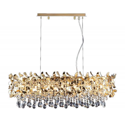 Lustre Art Déco - IQ2359 AVALON CRYSTAL - Alan Mizrahi Lighting - en verre