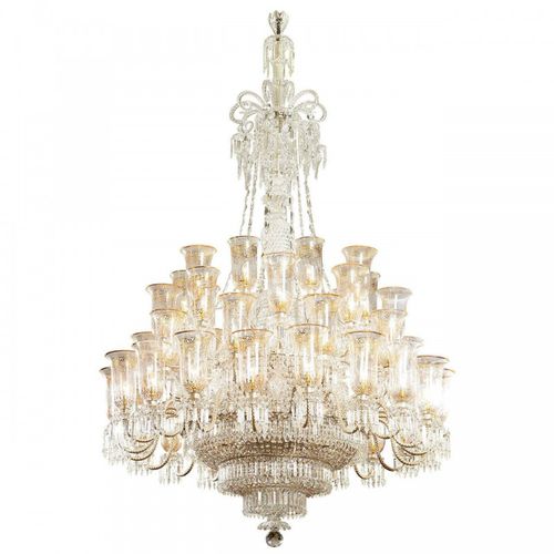 Lustre classique - IQ2041 MONTICELLO ANTIQUE - Alan Mizrahi Lighting - en métal / en cristal / candélabre
