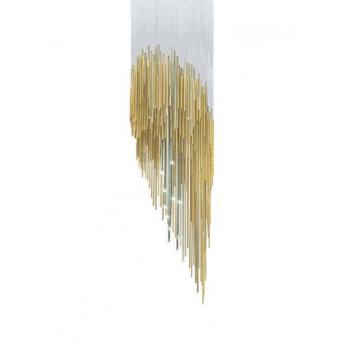 Lustre contemporain - IQ2145 LIBRETTO - Alan Mizrahi Lighting - en métal / professionnel / cascade