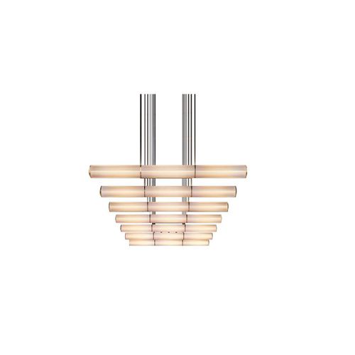 Lustre contemporain - SJ2127 ROKUA - Alan Mizrahi Lighting - en verre / en laiton / 1 niveau