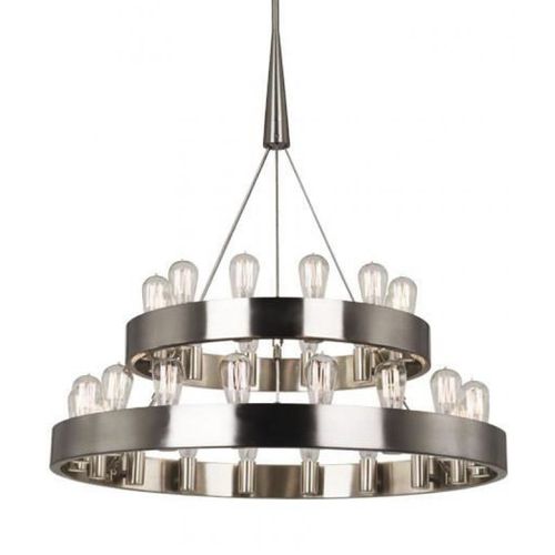 Lustre contemporain - AM2504 CANDELARIA - Alan Mizrahi Lighting - en laiton / professionnel / en anneaux
