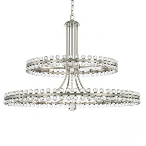 Lustre contemporain - SJ2042 CLOVER - Alan Mizrahi Lighting - en verre / en acier / professionnel