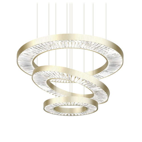 Lustre contemporain - DV3906 CANOPUS - Alan Mizrahi Lighting - en cristal / en laiton / professionnel