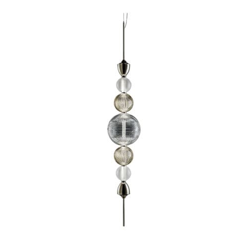 Suspension - IQ8436 GRETA - Alan Mizrahi Lighting - en métal / en cristal / contemporaine