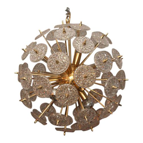 Lustre de style vénitien - KA1306 BELGIAN SNOWFLAKE - Alan Mizrahi Lighting - en laiton / en verre / 10 ampoules
